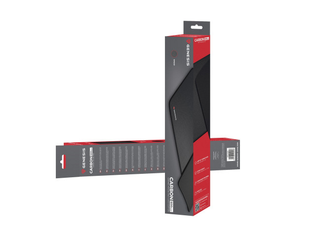 Genesis Carbon 500 MAXI Logo Gamer egérpad fekete