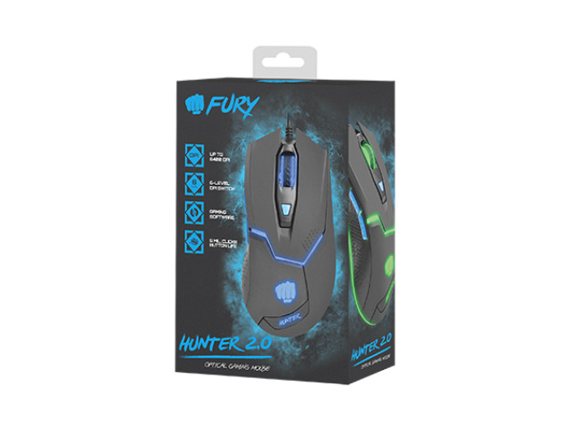 Fury Hunter 2.0 - RGB Gaming Egér