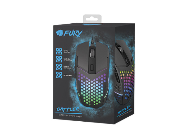 Fury Battler - RGB Gaming Egér