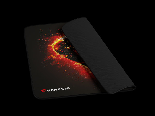 Genesis Carbon 500 M Fire Gamer egérpad - fekete