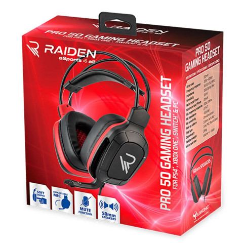 Subsonic Raiden - Pro 50 Gaming Fejhallgató