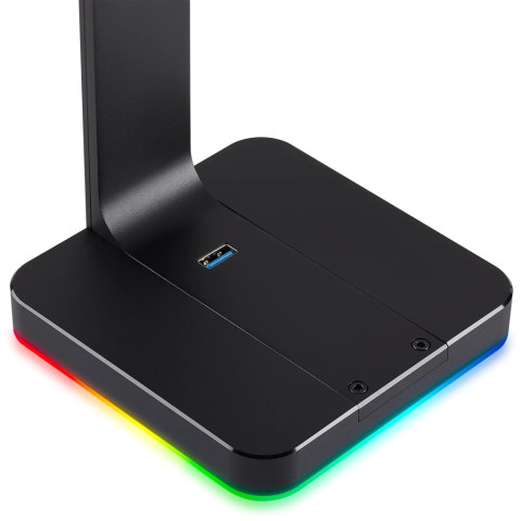 CORSAIR ST100 RGB Premium Fejhallgató Állvány, 7.1 beépített hangkártyával