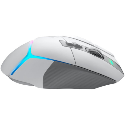 LOGITECH G502 X Plus Lightsync RGB Vezeték Néküli Gamer, Fehér egér