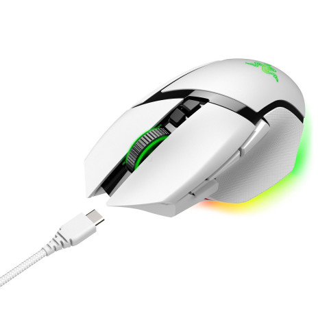 Razer Basilisk V3 Pro Vezeték Nélküli Gamer Egér - Fehér