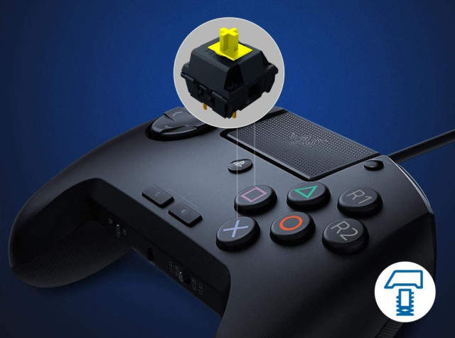 Razer Raion Fightpad PS4 - Fekete