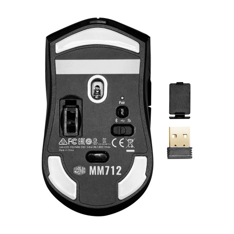 COOLER MASTER MM712 Gamer Egér - fekete