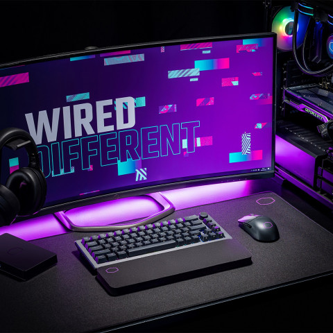 COOLER MASTER MM712 Gamer Egér - fekete