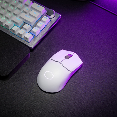 COOLER MASTER MM712 Gaming Egér - fehér