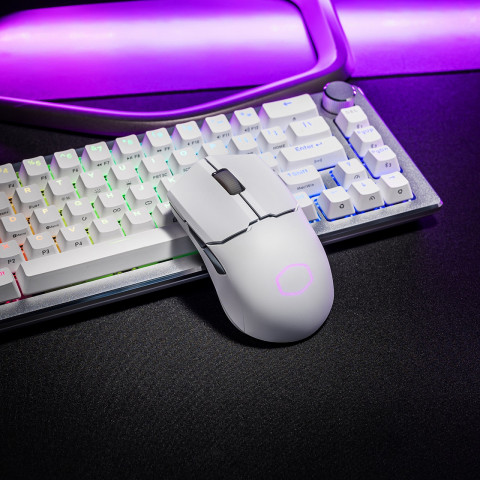 COOLER MASTER MM712 Gaming Egér - fehér