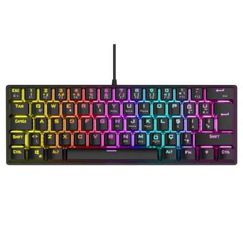 Rampage Plower K60 Gamer Billentyűzet - Angol kiosztás