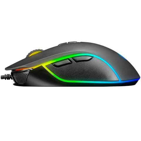 Rampage SMX-G65 ALPOR RGB Vezetékes Gamer Egér - Fekete