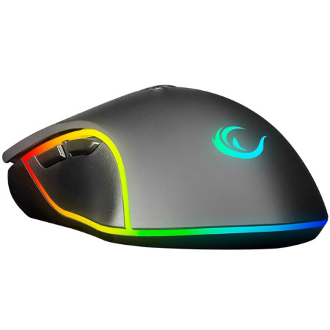 Rampage SMX-G65 ALPOR RGB Vezetékes Gamer Egér - Fekete