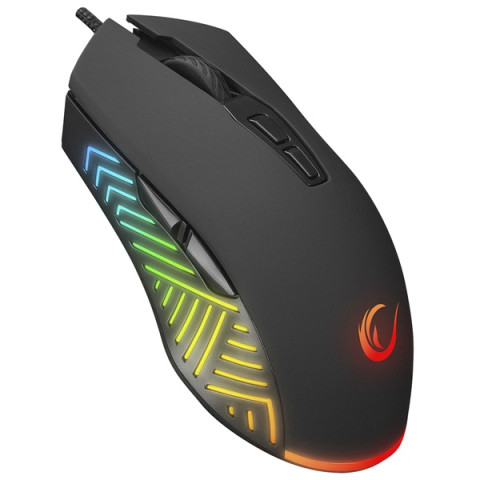 Rampage SMX-G68 SPEAR RGB Vezetékes Gaming Egér - Fekete