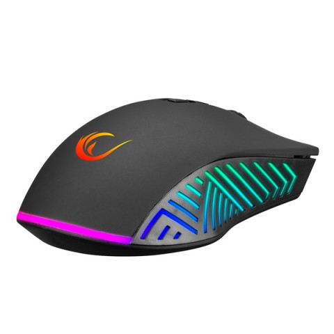 Rampage SMX-G68 SPEAR RGB Vezetékes Gaming Egér - Fekete