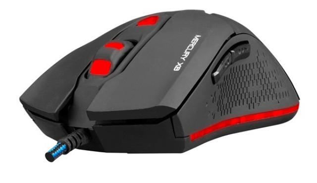 Everest Mercury X8 Gamer fekete optikai egér