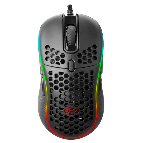 Rampage SMX-R85 GENTLE RGB Vezetékes Gamer Egér - Fekete