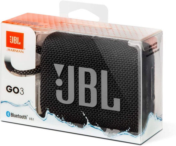 JBL Go 3 Vezeték nélküli hangszóró - fekete