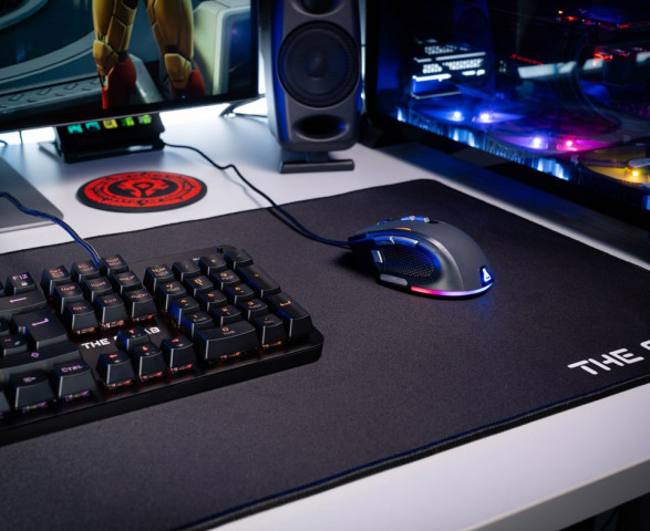The G-Lab Kult Nitrogen Atom Gamer Egér - Fekete