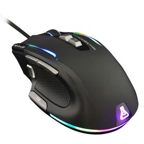 The G-Lab Kult Nitrogen Atom Gamer Egér - Fekete