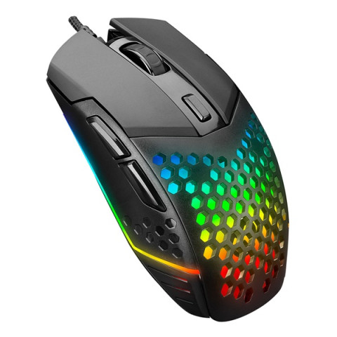 Everest SM-GX19 ANGARD Gamer fekete optikai egér