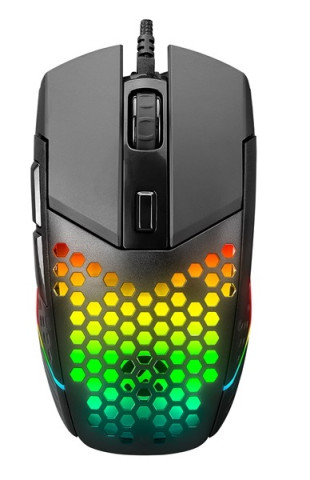 Everest SM-GX19 ANGARD Gamer fekete optikai egér