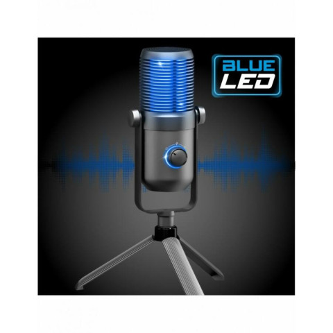 Spirit of Gamer Mikrofon - EKO 900 (USB, Cardioid, Omnidirekcionális, Beépített Jack csatlakozó, zaj