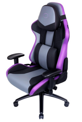 Cooler Master Caliber R3 Gamer Szék - Fekete/Lila - 2 év Garancia