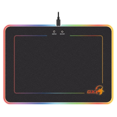 Genius GX-Pad 600H RGB Világító Gamer Egérpad - RGB - Fekete - 1 év garancia