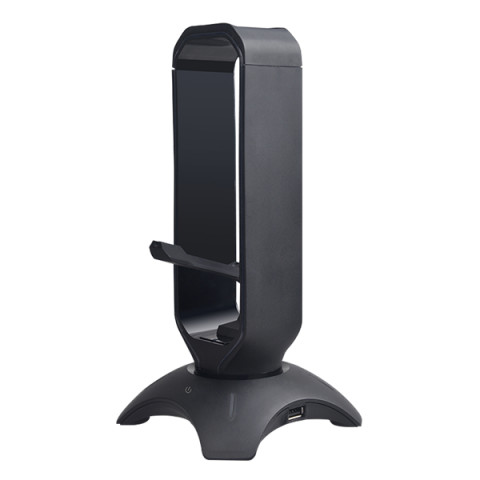 Rampage RM-H66 GUARD Fejhallgató állvány RGB