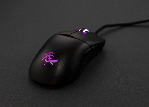 Ducky Feather - ARGB LED - Fekete - Gamer Egér
