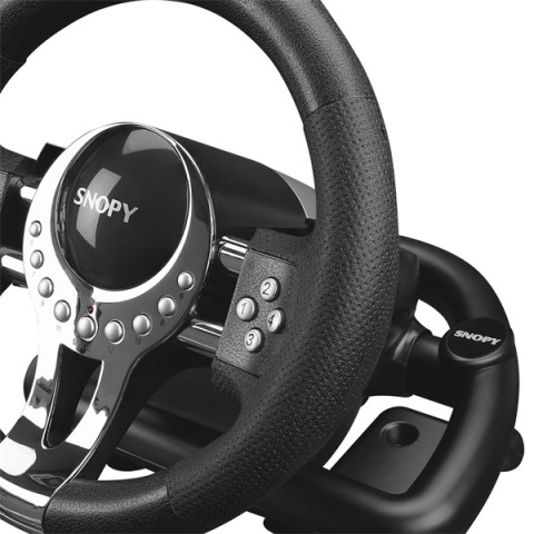 Snopy V5H USB Metallic Pro Gamer kormány + váltó