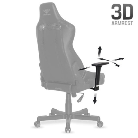 Spirit of Gamer szék - CRUSADER Black