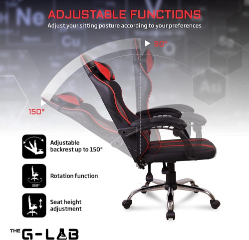 The G-Lab - K-Seat Neon Gamer szék - Fekete