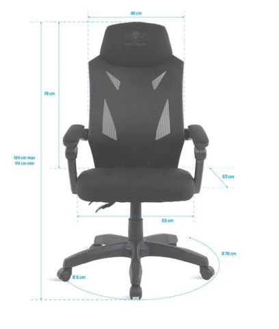 Spirit of Gamer szék - HELLCAT Black