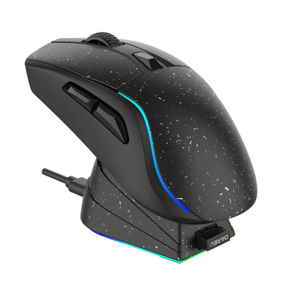 Dareu A950 - Fekete - Vezeték Nélküli Gaming Egér + Töltőállomás