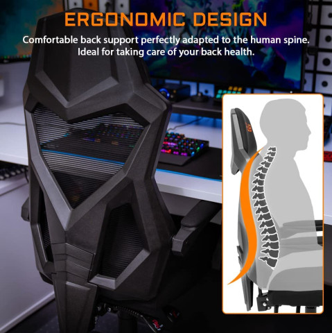 The G-Lab - K-Seat Rhodium Atom Gamer szék - Fekete