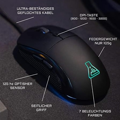 The G-Lab Combo Selenium (billentyűzet, egér+egérpad, fejhallgató) - 4 az 1-ben gamer szett