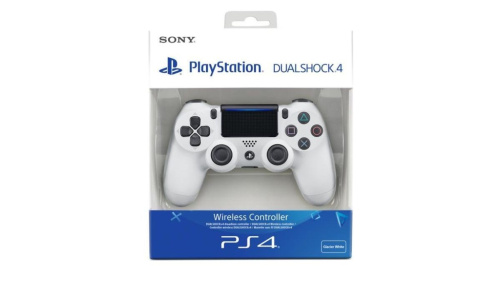 Sony Dualshock 4 V2 PS4 Kontroller - Fehér - 1 év garancia