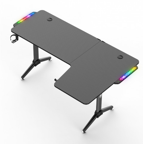 Spirit of Gamer Headquarter 600 RIGHT RGB Gamer asztal