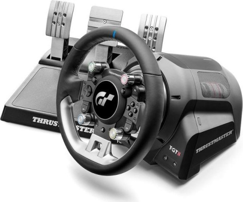 Thrustmaster T-GT II Kormány + Pedálsor - PlayStation/PC - Fekete - 1 év garancia