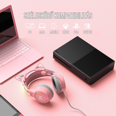 Onikuma X15 PRO Cicafüles Gamer Headset