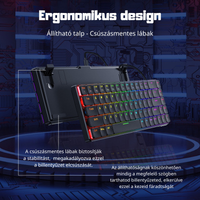 Onikuma G29 Mechanikus Gamer Billentyűzet - Angol kiosztás