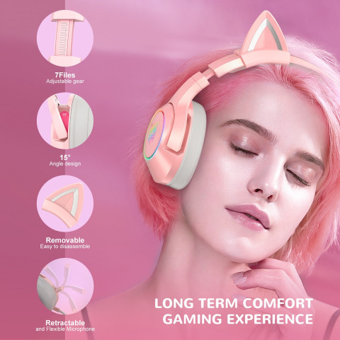 Onikuma K9 Cicafüles Gamer Headset