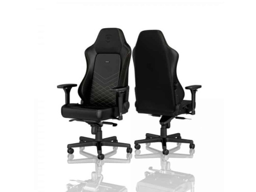 Noblechairs HERO Gamer Szék - PU Bőr - Fekete/Arany - 2 év garancia