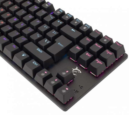 White Shark COMMANDOS Black Mechanikus Gamer Billentyűzet - Angol kiosztás
