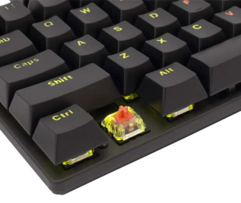 White Shark COMMANDOS Black Mechanikus Gamer Billentyűzet - Angol kiosztás