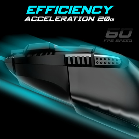 Spirit of Gamer PRO-M5 RGB Vezetékes gamer egér - fekete