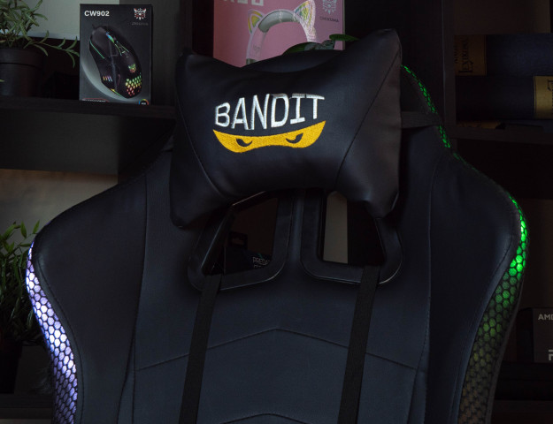 BANDIT Lumina RGB Gamer szék - fekete