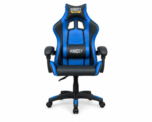 BANDIT Blue Thunder Gamer szék - fekete/kék