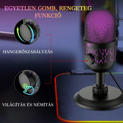 Havit GK52 RGB Streaming mikrofon